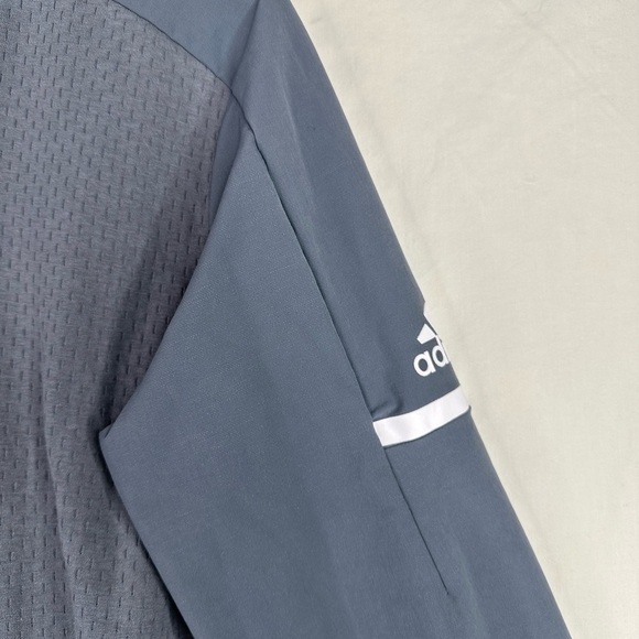 Adidas Women's Grey and White Jacket Size Medium - Picture 5 of 8